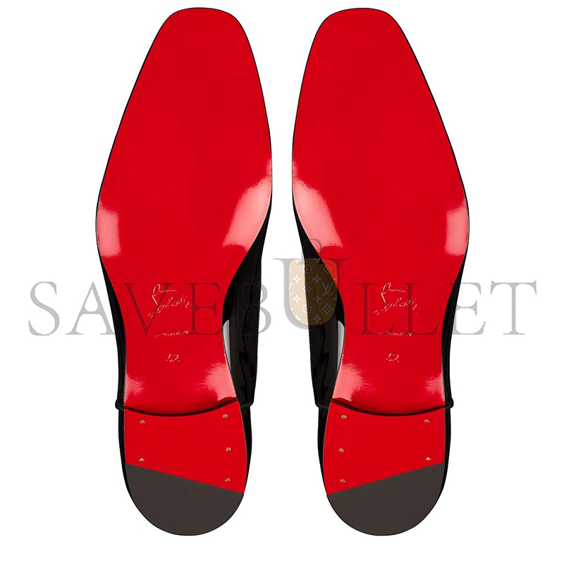CHRISTIAN LOUBOUTIN GREGGY CHICKOXFORDS PATENT CALF LEATHER BLACK MEN 3220753J323 CHRISTIAN LOUBOUTIN GREGGY CHICKOXFORDS PATENT CALF LEATHER BLACK MEN 3220753J323